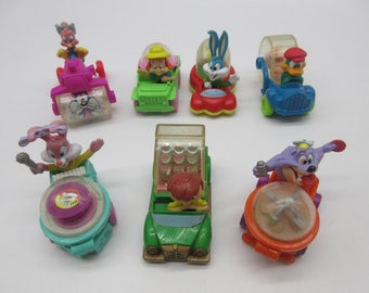 1991 Tiny Toons Cars - Mcdonald&#39;s Happy Meal Spielzeug - Vintage