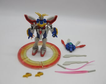 2001 BURNING GOD Gundam - Bandai - Mobile Suit - Action Figure - Vintage Toy
