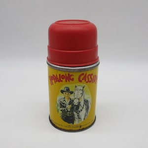 1950 HOPALONG CASSIDY THERMOS for a Lunchbox - Lunch Box