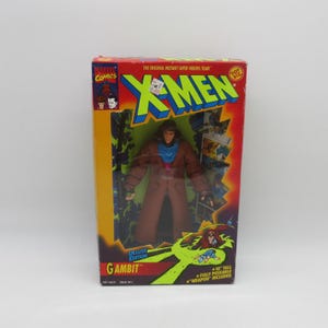 1994 GAMBIT 10&quot; Figure -  MOC - ToyBiz -  Factory Sealed New In Box - Super Powers - Action Figure - Vintage Toy Biz X-Men Wolverine
