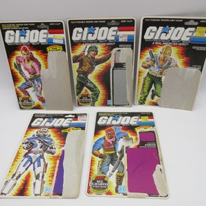 1980's GI JOE Full Filecard / Cardback - Gi Joe (Hasbro) Actionfigur ARAH Cobra 9,5 cm 12 Zoll Komplette Box