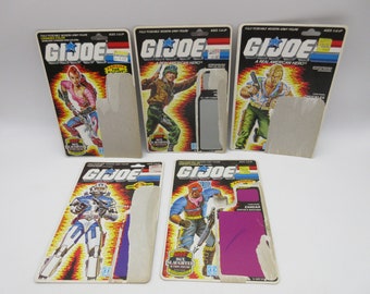 1980&#39;s GI JOE Full Filecard / Cardback -  Gi Joe (Hasbro)  Action figure ARAH Cobra  3 3/4&quot; 12&quot; Complete Box