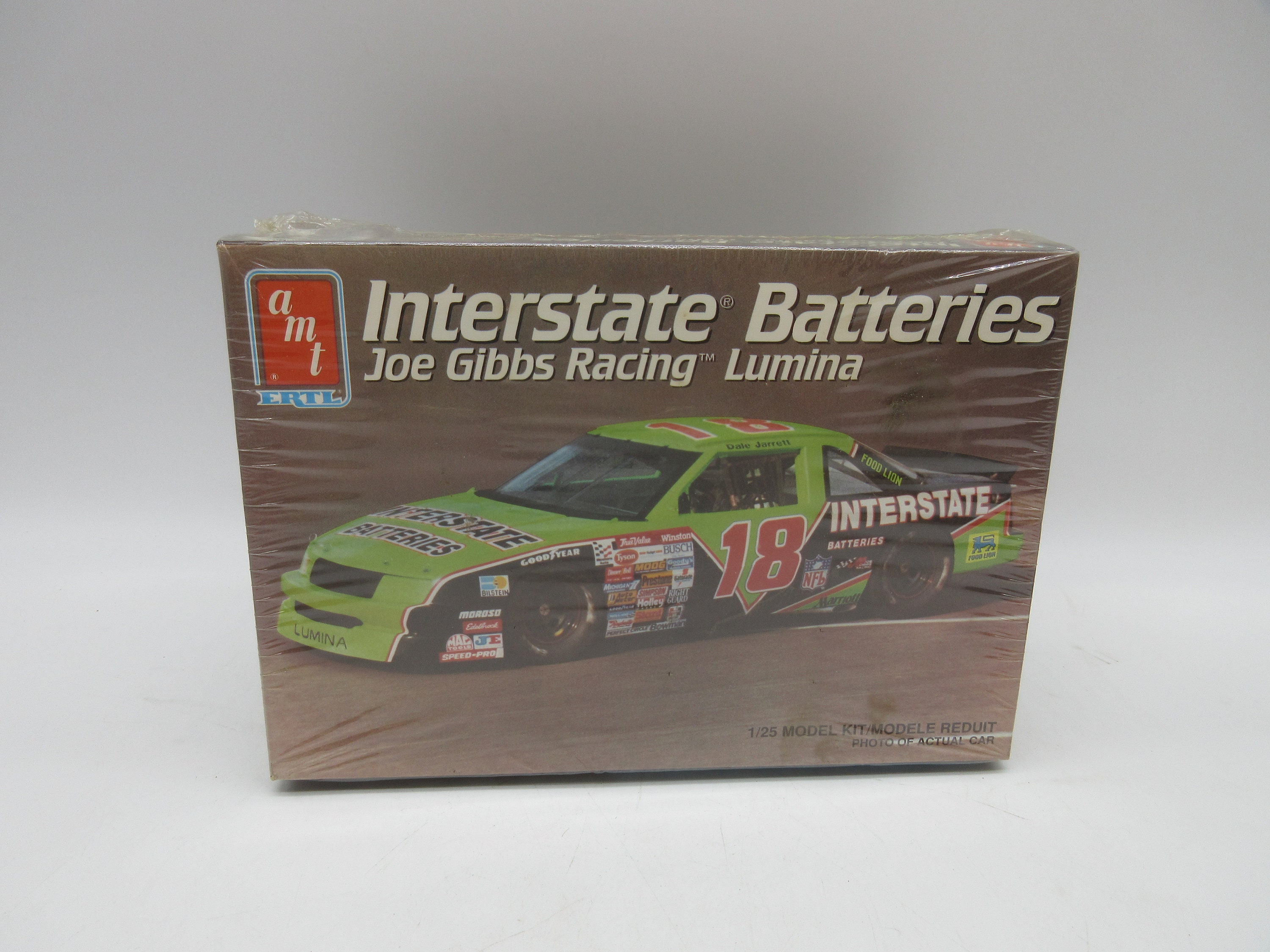 Joe Gibbs Interstate Batteries - Racing Lumina - Ertl -  Factory Sealed - AMT Model Kit  -  Revell