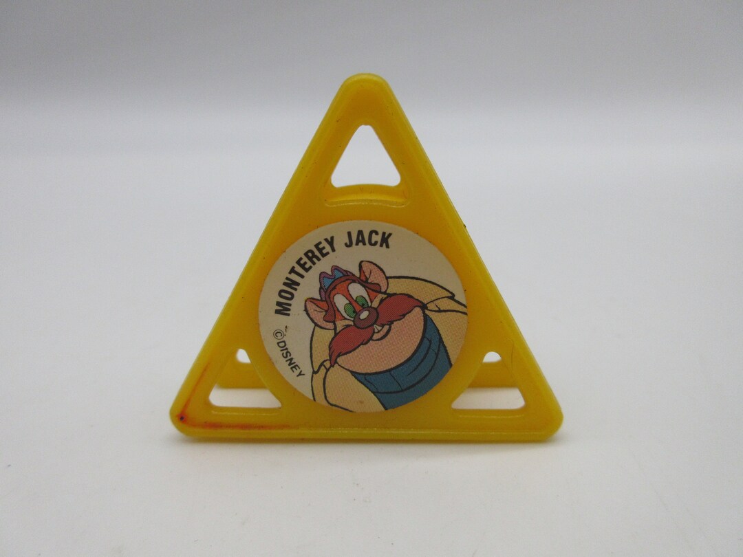 1989 MONTEREY JACK Rescue Rangers Stamper Kellogs Cereal Premium Action ...