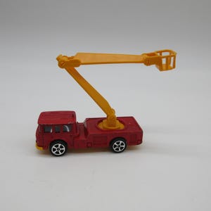 1976 Simon Snorkel Fire Truck  By CORGI Juniors - Diecast Military - Lesney Superfast Vintage Matchbox