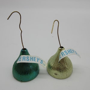 VINTAGE Hershey Kiss Christmas Ornaments