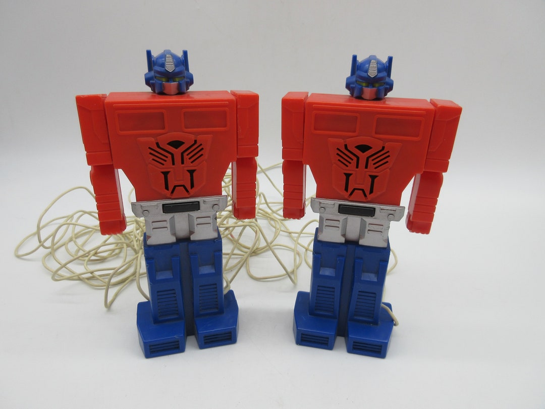 Prime Toy 1980s Transformers Toys 1985 Optimus Prime Walkie