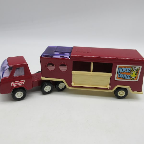 1980 Buddy L Horse Trailer  - Pressed Steel - Diecast