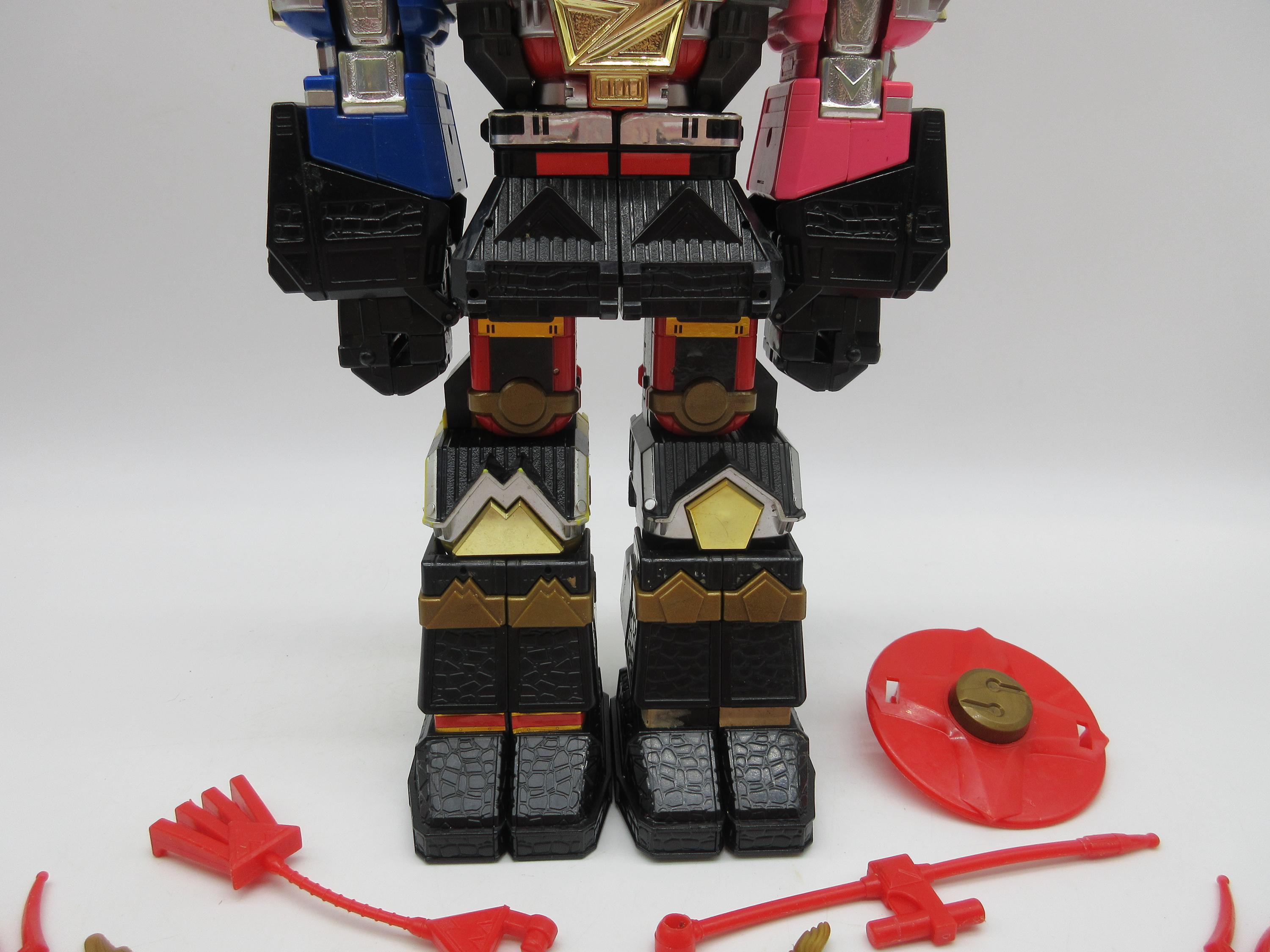 1995 SHOGUN MEGAZORD W/ Sword + Parts - Mighty Morphin Power