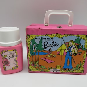 Vintage 1973 the World of Barbie Thermos Brand Thermos for Vinyl Lunch Box  