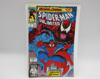 1993 Spiderman Unlimited - Maximum Carnage - #1 1st Issue Comic Book