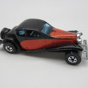 1980 '37 BUGATTI Black Hot Wheels Diecast Lesney Superfast