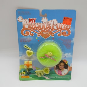 1987 MY PRECIOUS PUFFS Bubbles - por Matchbox - Moc - Selado - Novo - Completo - Festa -