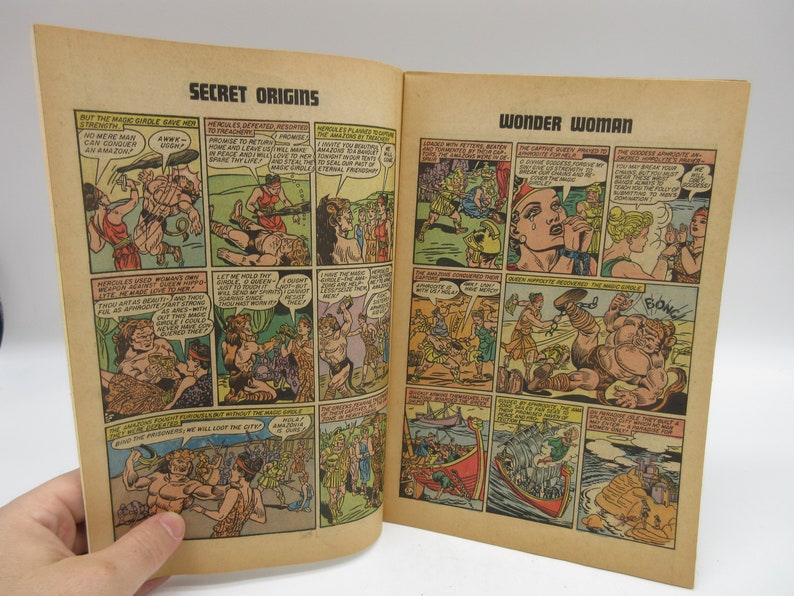 1973 #3 SECRET ORIGINS - Wonder Woman + Wildcat - Comic Book - Etsy ...