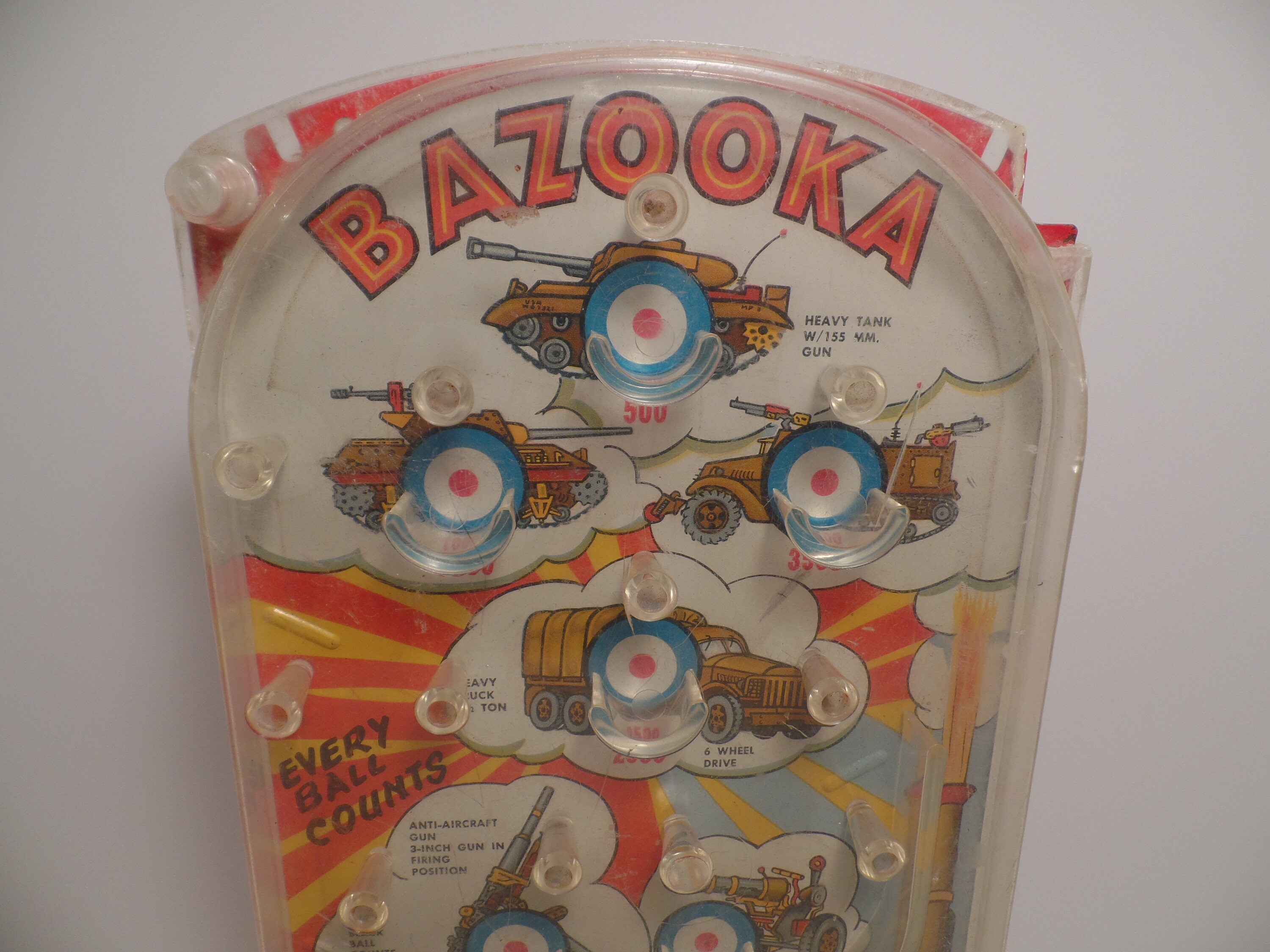 1950's MARX Bazooka Pinball Game Military Toy Machine Etsy