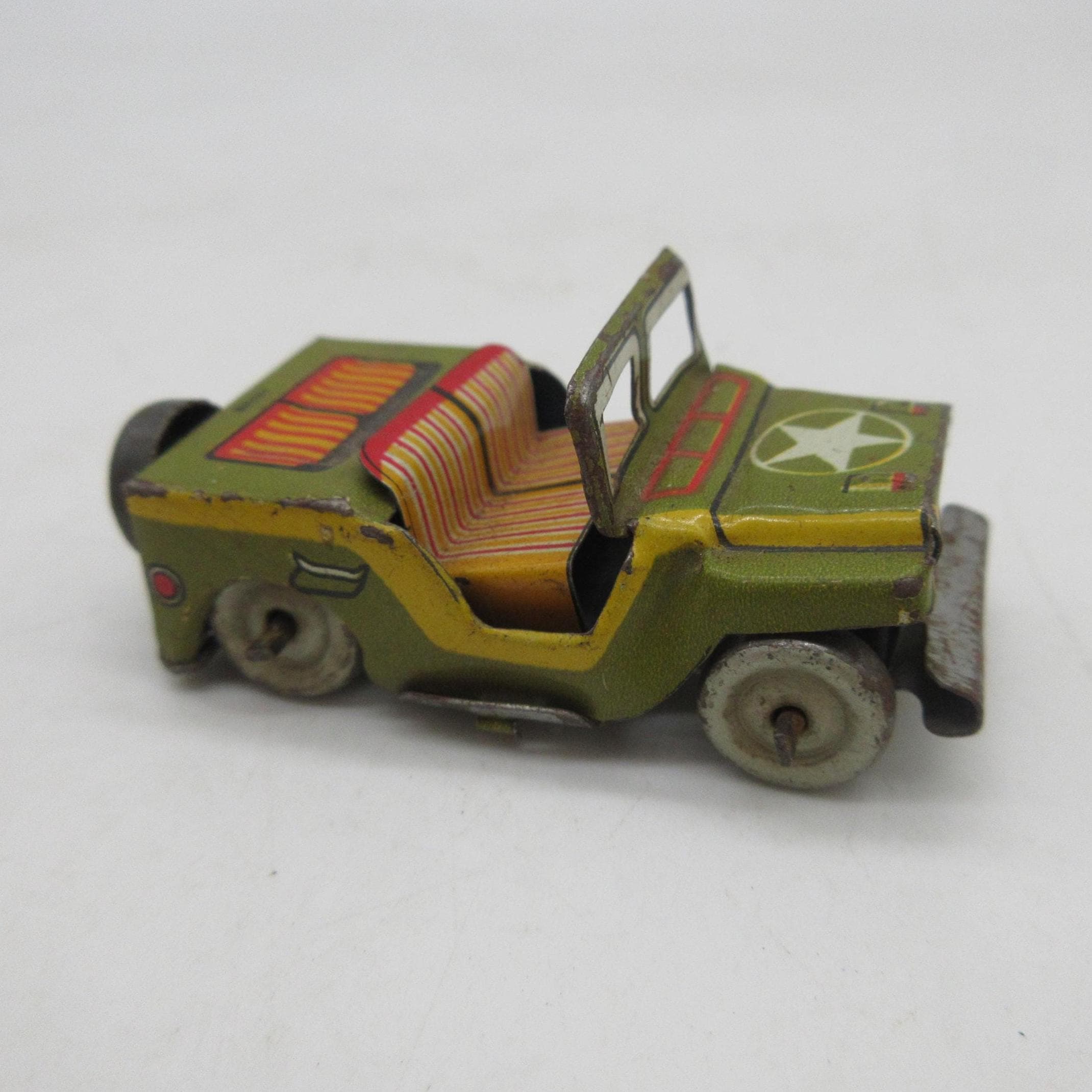 Japan tin toy jeep - Etsy 日本