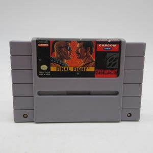 1991 FINAL FIGHT (SNES) Super Nintendo (Tested + Cleaned)