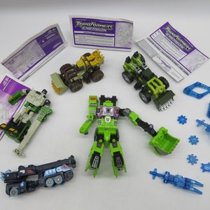 2004 DEVASTATOR Constructicon Engergon Powerlinx Transformers - Figura de acción (Hasbro) Autobot Decepticon Armada Energon RID