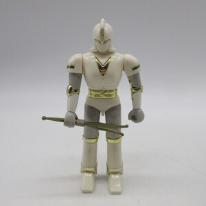 1995 WHITE RANGER Battle Borg w/ Sword -  Mighty Morphin Power Rangers - MMPR - Megazord - Action Figure Red - Vintage Toy Part