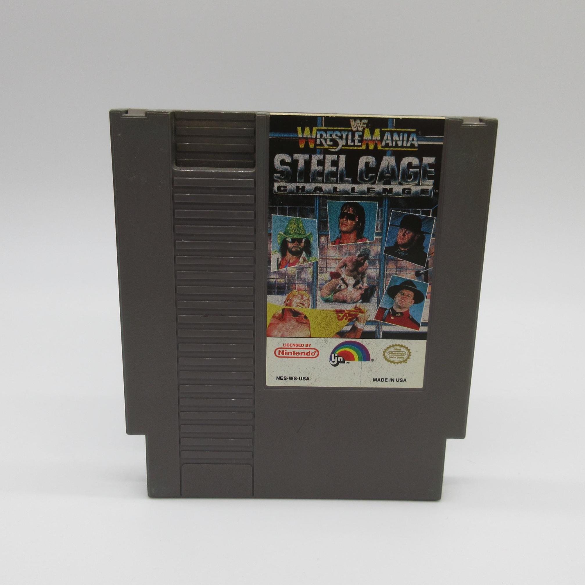 1989 STEEL CAGE CHALLENGE Wwf Wrestle Mania (nes) Nintendo