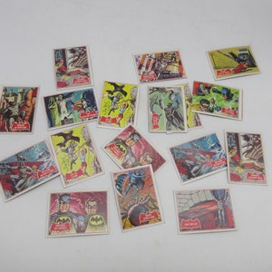1966 BATMAN Puzzle Back Cards - You Pick # - Topps - Originele niet-sportkaart -