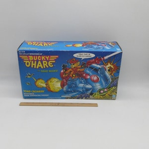 1990 TOAD CROAKER - 100% Complete - MIB Captain Bucky O&#39;Hare - MoC - New Carded -  Action Figure - Vintage Toy Ohare