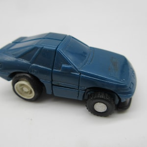 1984 Mini Spy Blue Porsche  -  G1 Transformers - Action Figure (Hasbro) Autobot Decepticon