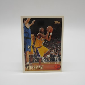1996-97 KOBE BRYANT Rookie #138 Topps - Carte de basket-ball NBA Rc