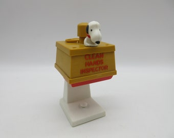 1970er SNOOPY Seifenspender - TOMY Wind-Up von TOMY Rare Spielzeug