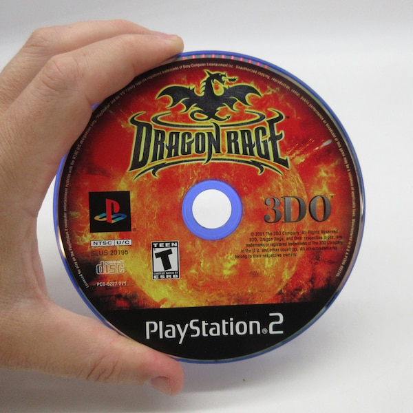 2001 Dragon Rage 3DO - Disc Only - Playstation 2 (Tested+Cleaned )- Game Xbox PS1 PS2 PS3 CiB