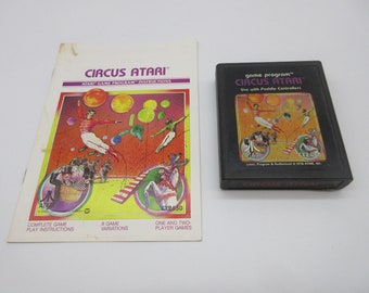 1980 CIRCUS w/ Instructions -   Atari Video Game (Tested!) 2600 5600 7200