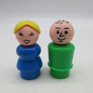 1980年代のママ+パパ - プラスチック - ヴィンテージ フィッシャープライス - リトルピープル - アドベンチャーピープル - アクセサリーパーツ