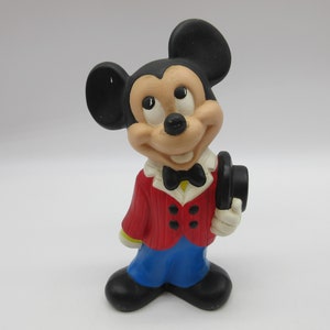 1970&#39;s Mickey Mouse Ceramic Statue  - Vintage DISNEY Toy