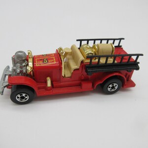 1980 OLD NUMBER 6 Fire Truck - Hot Wheels -  Diecast Lesney Superfast Vintage