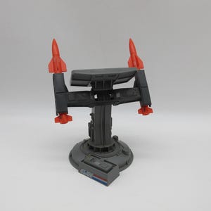 ESTACIÓN DE DEFENSA AÉREA 1985 - Figura de acción del vehículo Gi Joe (Hasbro) ARaH Cobra 3 3/4&quot; 12&quot; Playset