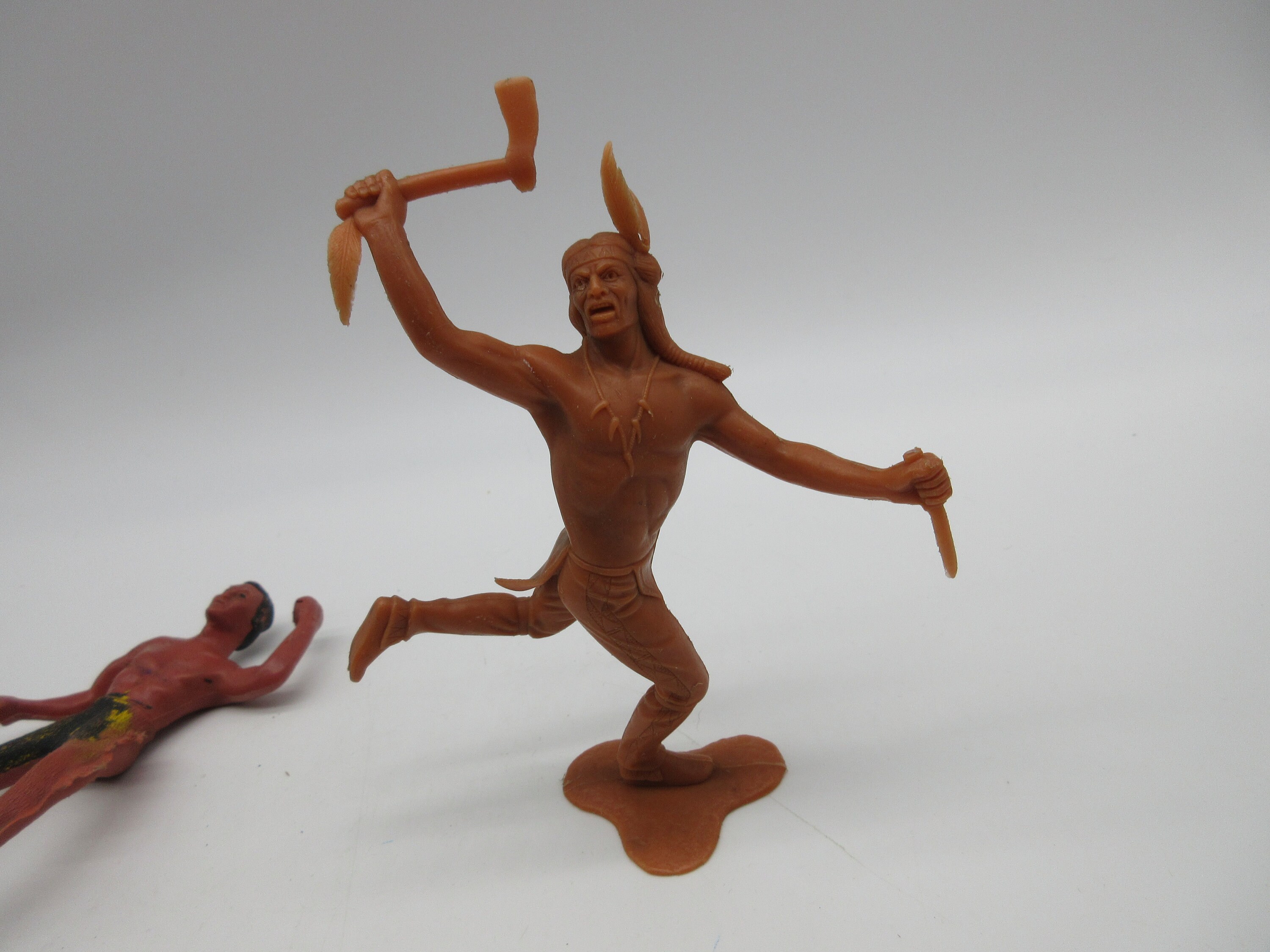 1960's Plastic Indian Figures Native Americans Marx. Etsy