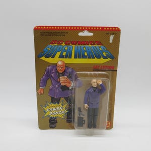 1989 LEX LUTHOR - MOC - Nowość na karcie - Super Przyjaciele - Moce - Figurka akcji - Zabawka vintage
