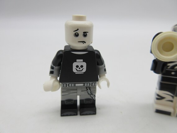 Zebra Man Spooky Boy Minifigures Vintage LEGO Mini Figure Minifigures Etsy Israel