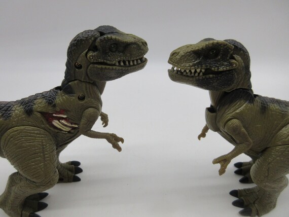 1999 JP T REX JURASSIC Park Hasbro Lost World Action Figure Vintage Toy Etsy