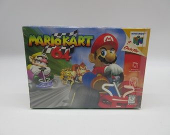 1997 MARIO KART BOX w/ H Seam -  (N64) Nintendo 64 (Tested+Cleaned)