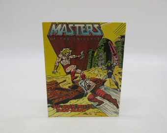 1982 He-man Meets Ram-Man  - Mini Comic -  HEMAN Action Figure (Motu) Masters of the Universe (He-man) Mini Dragstor Extendor