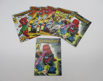 1984 STARRIORS Comic  #1 #2 #3 #4 #5 #6 - by TOMY  - Action Figure Toy