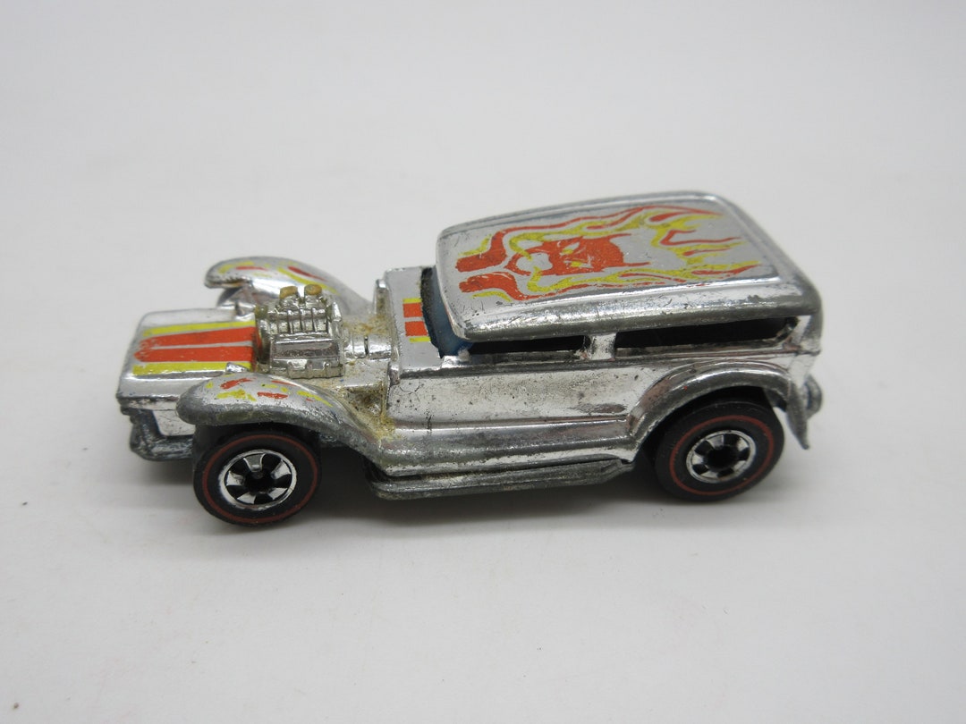 1969 PROWLER Hot Wheels Die-cast Vintage Black Wall