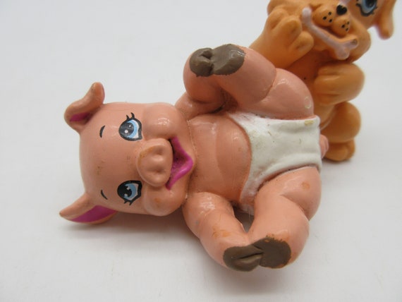 1991 Magic Diapers Babies - Galoob Figures - Pig Piggy - Etsy