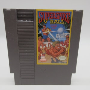 1990 SuperSpike V&#39;Ball - Volleyball -  Nintendo (Tested + Cleaned) Teenage Mutant Ninja Turtles
