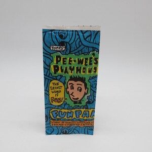 1988 Pee Wee's Playhouse Fun Pak - Herman - Wachspackung - Neu - Versiegelt - Topps - Non-Sportkarte - Nonsport