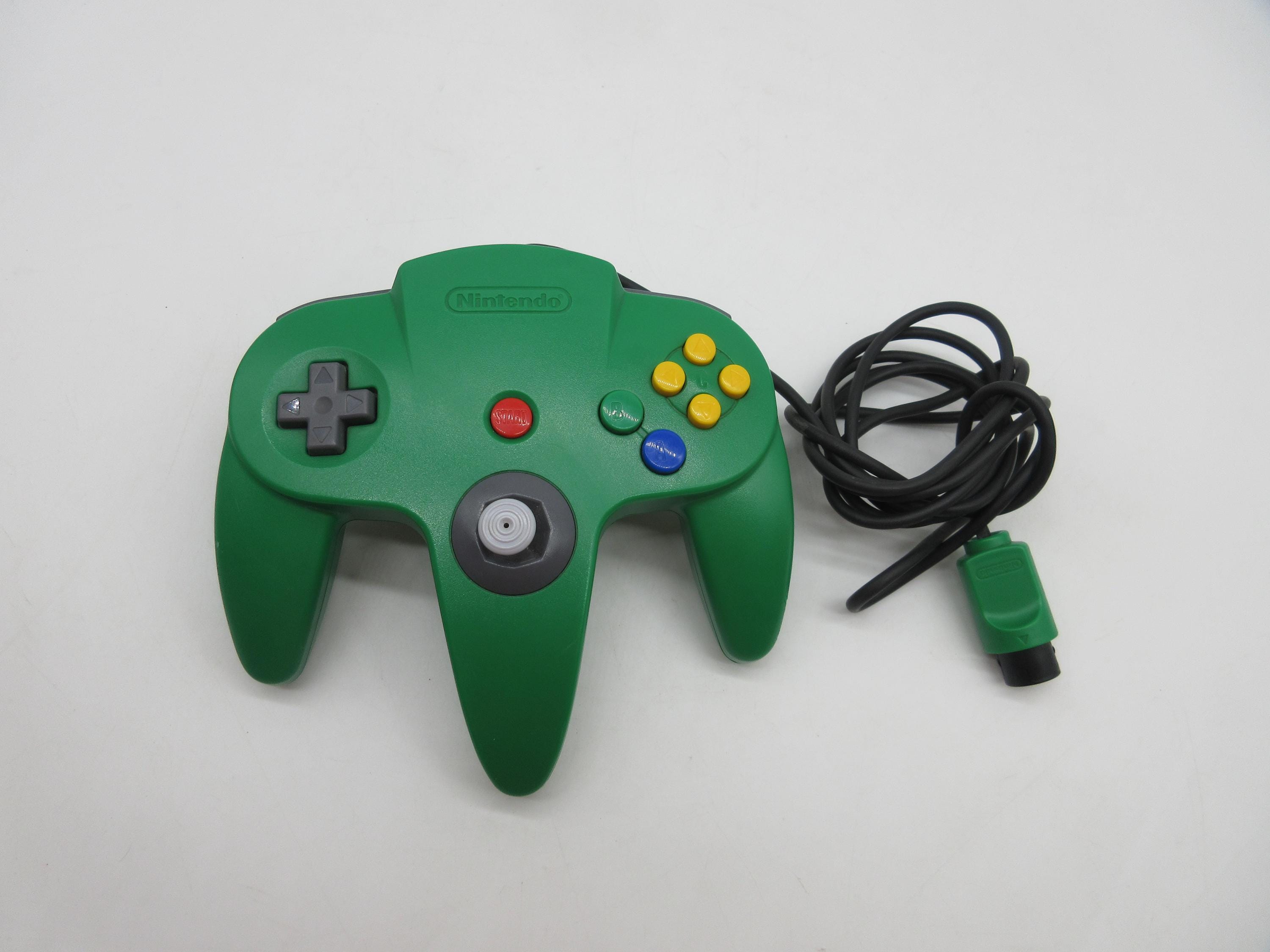 1996 N64 Green Controller - OEM Authentic Nintendo 64 (tested+