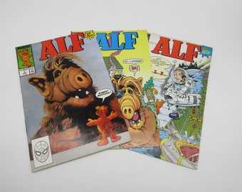 1988 ALF #1 #2 #3 Comic Book 1-3 Run