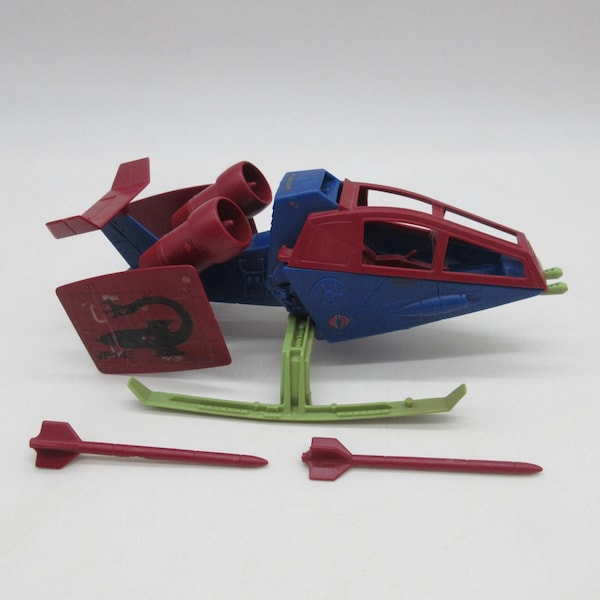 1986 Dreadnok Air Assault VTOL 100% Complete - Sears Exclusive - Gi Joe Vehicle (Hasbro)  Action figure ARAH Cobra  3 3/4" 12" Playset