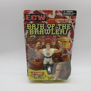 2000 Bash of the Brawlers - NOVA w/ Autograph  - Hasbro Titan Sports Wrestlers - WWf WWe Wrestling Figure LJn Hulk